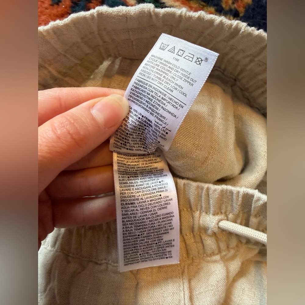 Athleta Retreat Linen High Rise Wide Leg Pant - Picture 12 of 16